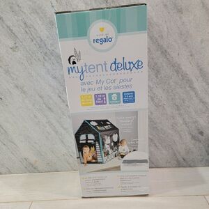 Regalo Woodland My Cot and My Tent Portable Play Tent and Cot Bundle